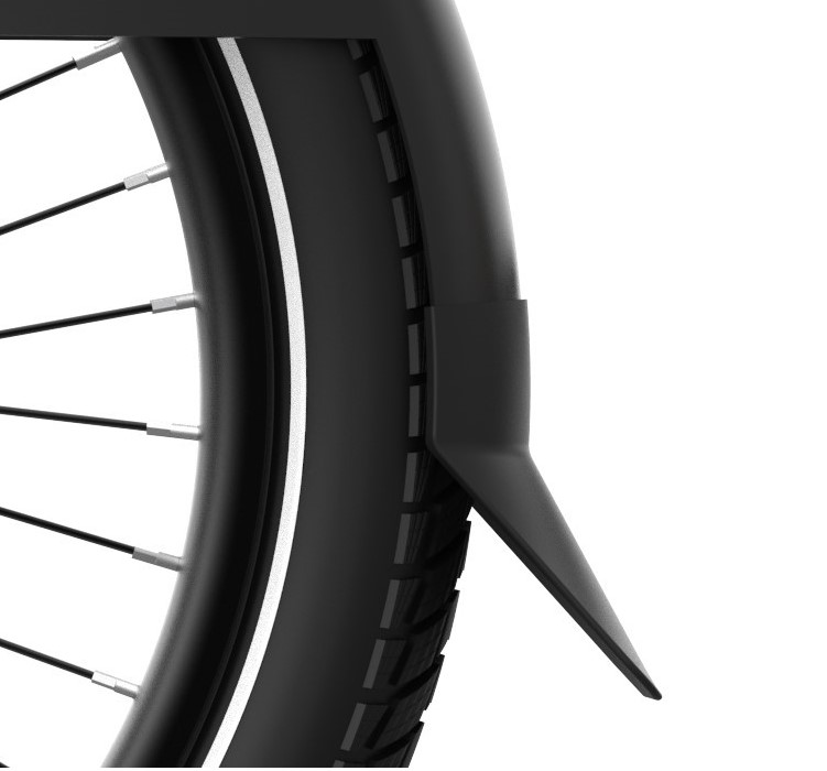 Eovolt spatlap voor spatbord pro20 zwart afbeelding