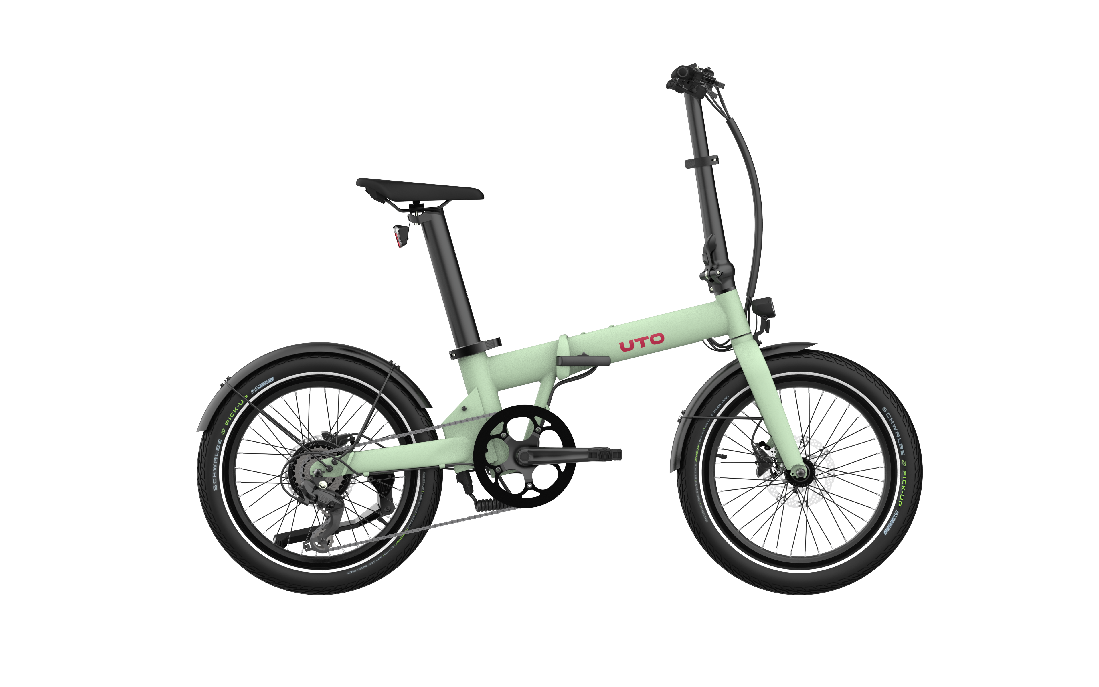 UTO elektrische vouwfiets og20 500 v0 groen afbeelding