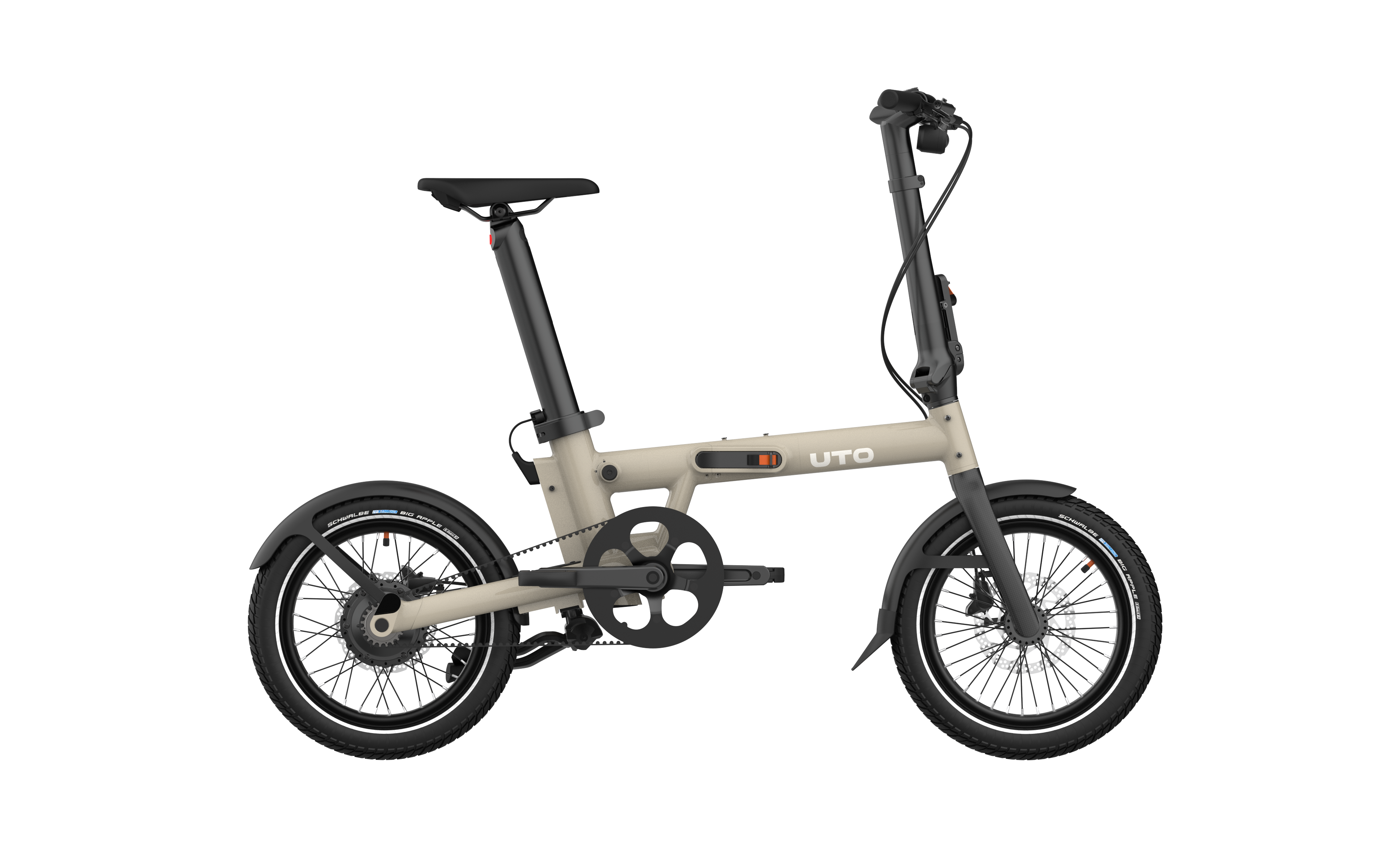 UTO elektrische vouwfiets pro16 v0 taupe afbeelding