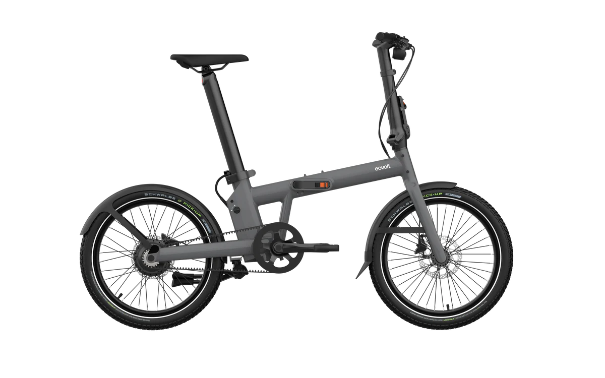 Eovolt elektrische vouwfiets afternoon pro 20 v1 grijs afbeelding