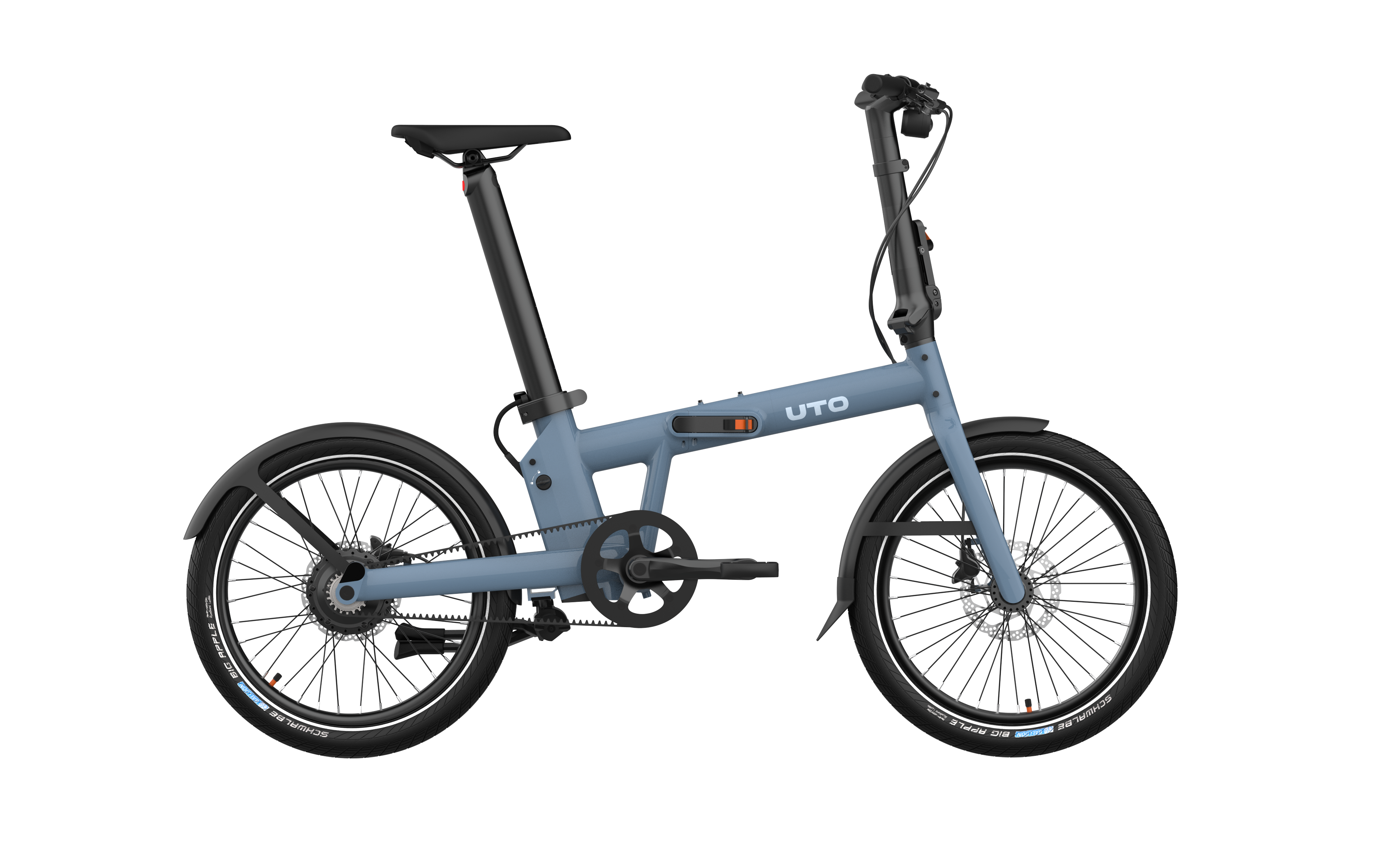 UTO elektrische vouwfiets pro20 v2 blauw afbeelding
