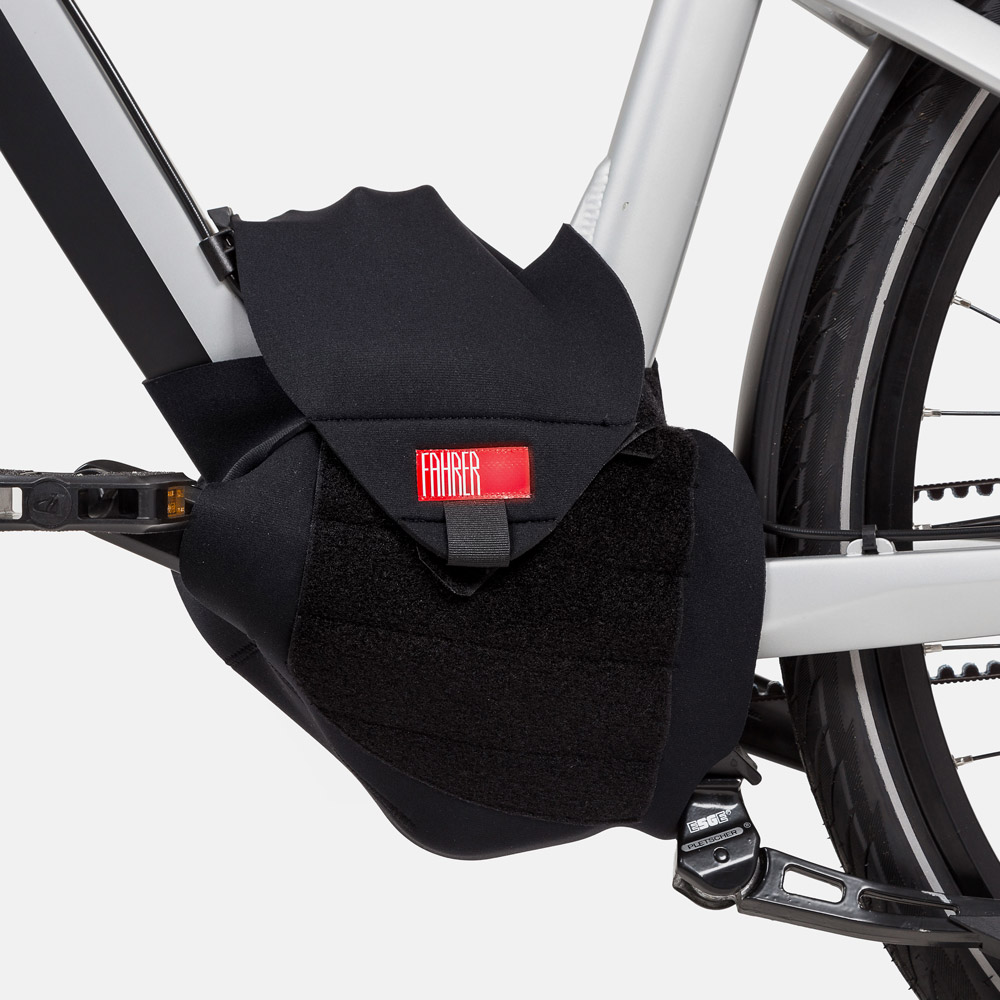 Fahrer middenmotor beschermingshoes universeel zwart afbeelding
