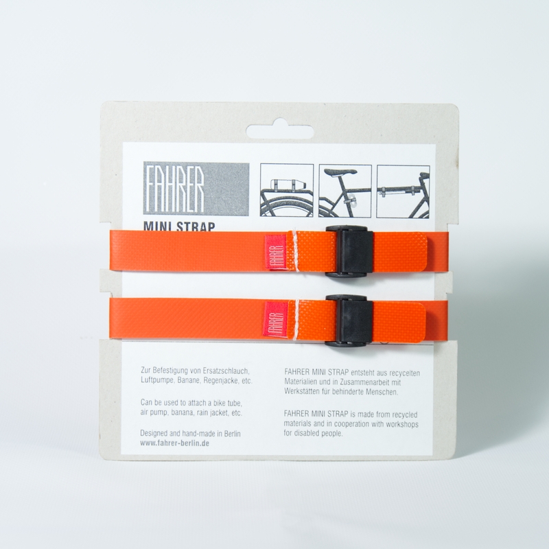 Fahrer cargo mini strap m 35x2cm oranje (2 stuks) afbeelding