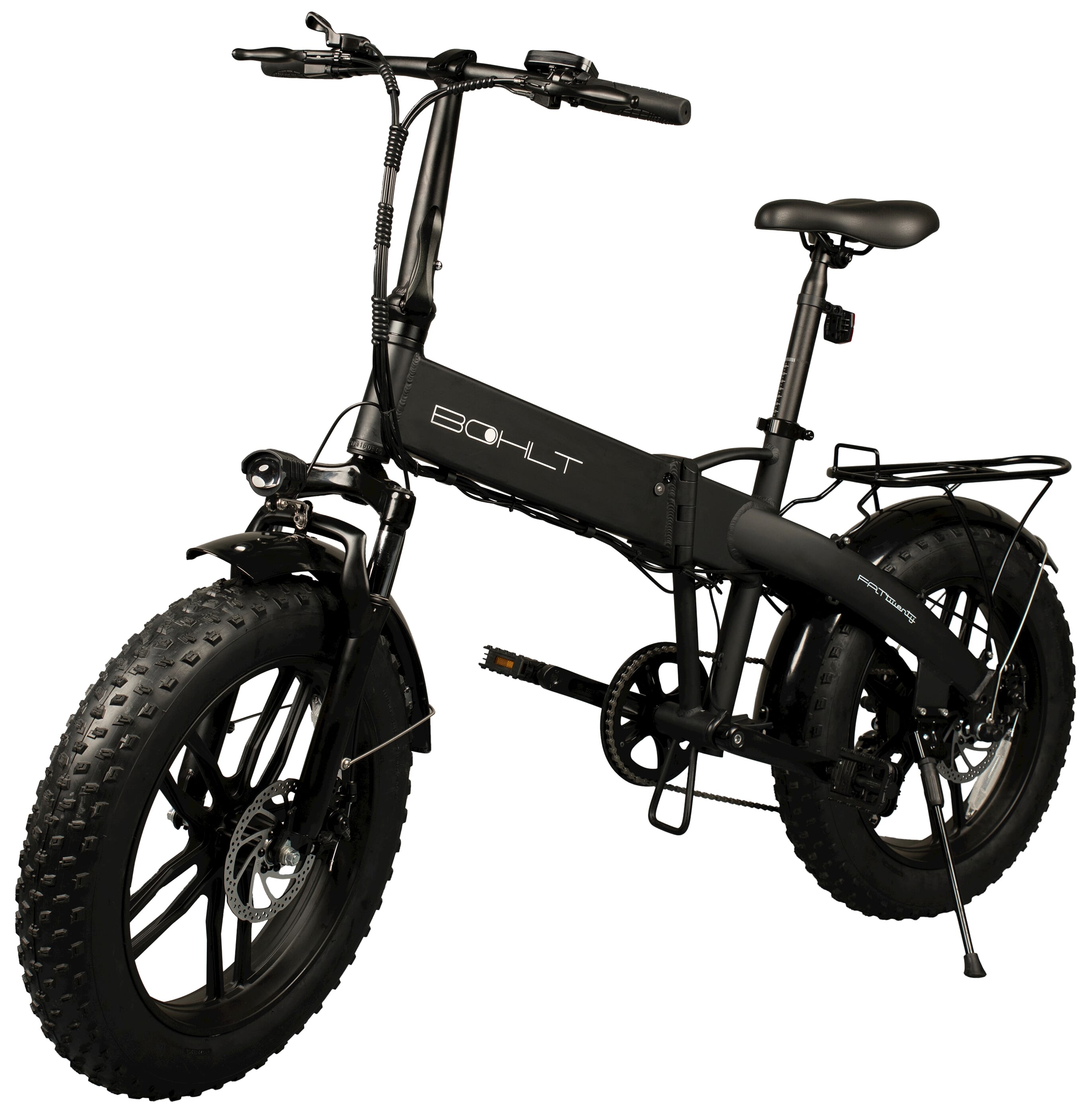 Bohlt elektrische vouwfiets fatbike fattwenty zwart