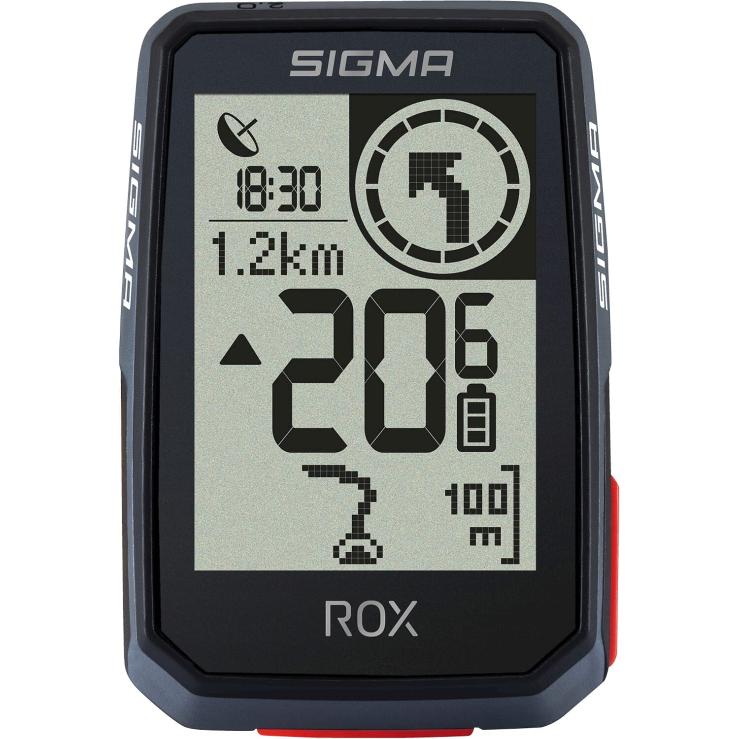 Sigma fietscomputer rox 2.0 endurance black