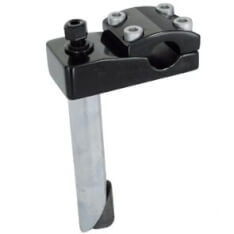 stuurpen freestyle BMX 22.2mm zwart afbeelding