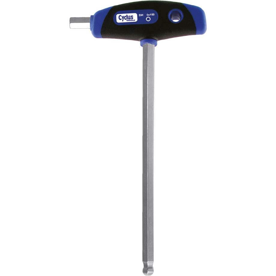 Cycplus Cyclus 720611 inbus kogelkop/stiftsleutel t greep 2,5mm 100mm lang