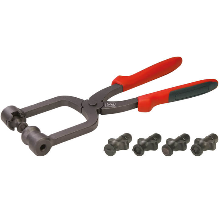 Shimano Cycplus cyclus kettingbladbout (de)montage tang met 5 bitjes afbeelding