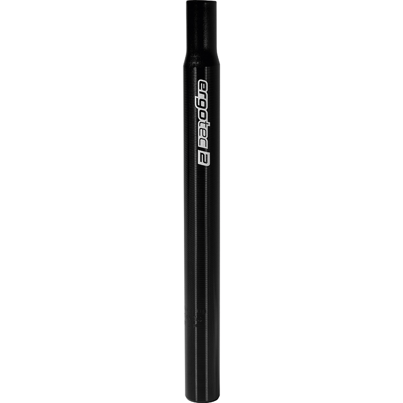 Ergotec zadelpen kaars 27.2 x 300 alu zw krt afbeelding