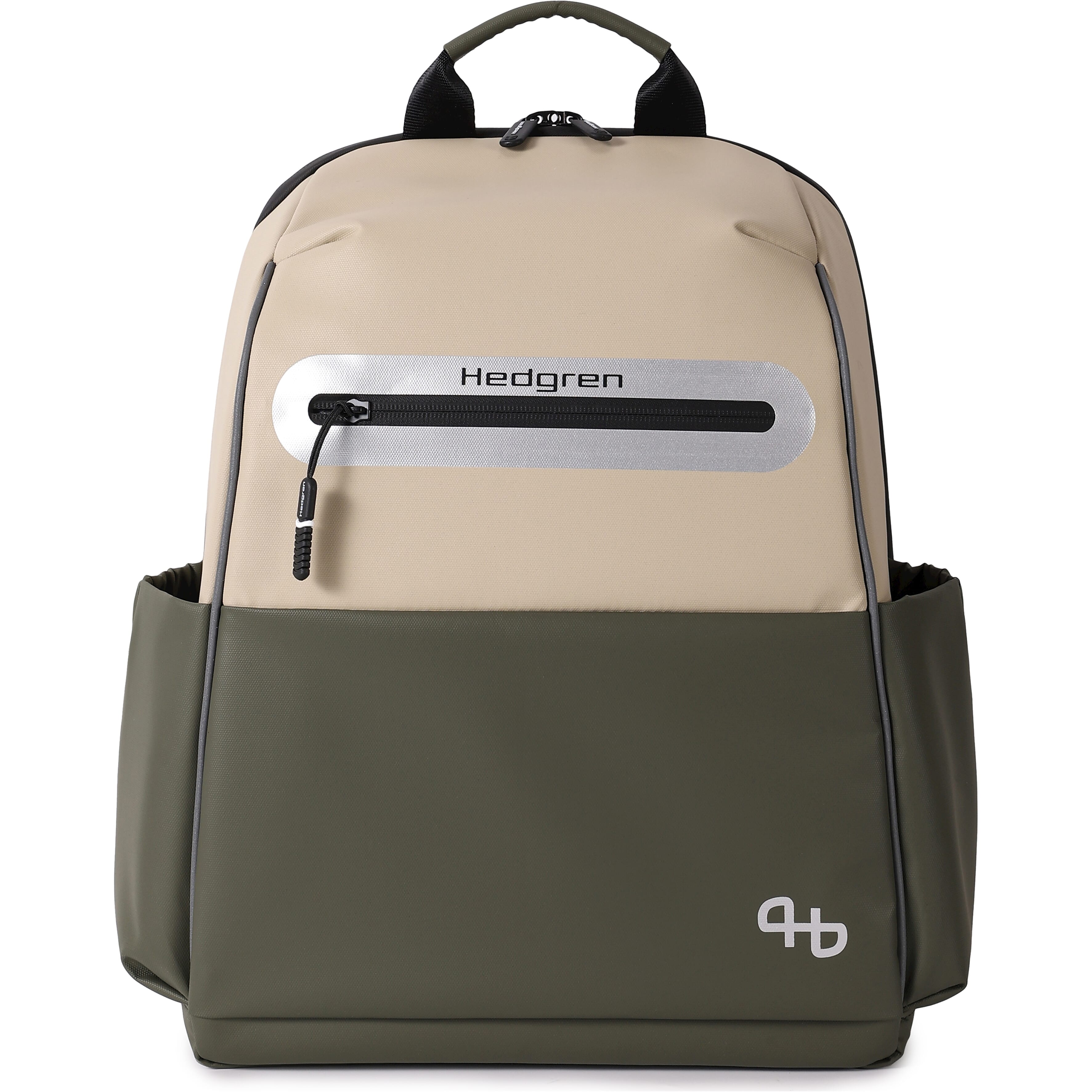 Hedgren commute bike rim rugtas 14l beige/olive afbeelding