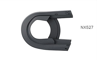 Hebie chainglider nexus 5 - fietskettingbeschermer voor 27 of 30 tands tandwiel - e-bike accessoire - zwart
