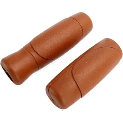 Herrmans handvatten cut 93 90/120mm bruin