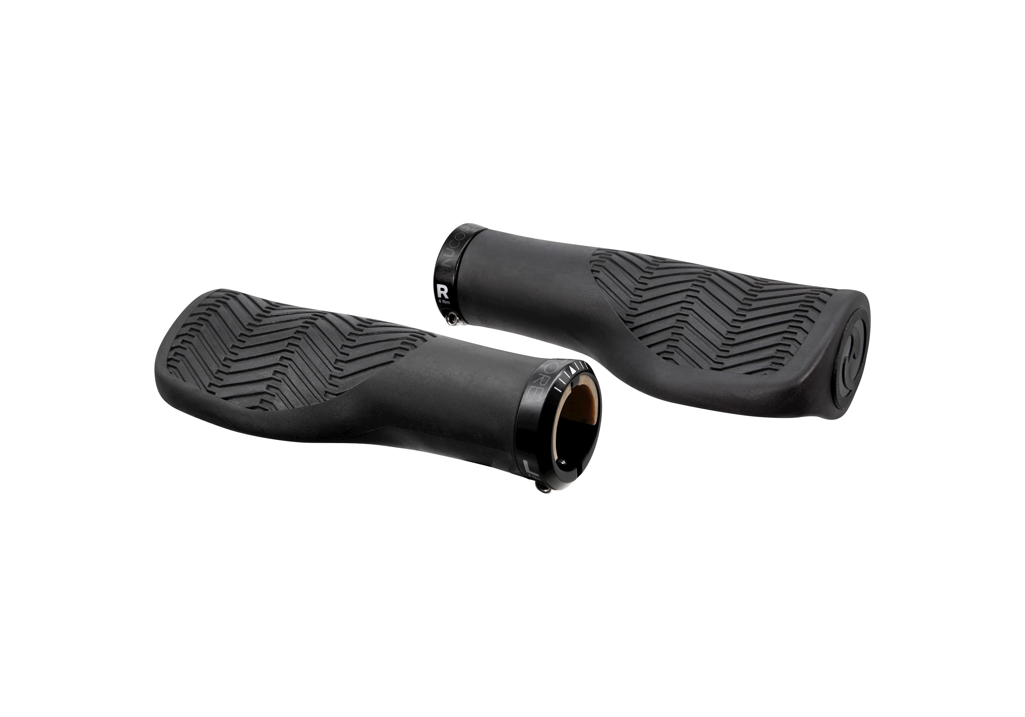 Herrmans handvatten nucore grip town wave 130mm zwart