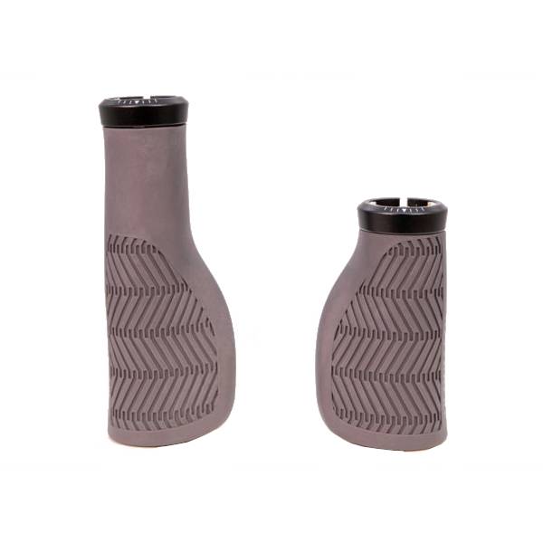 Herrmans handvatten nucore grip town wave 90/130mm grijs afbeelding