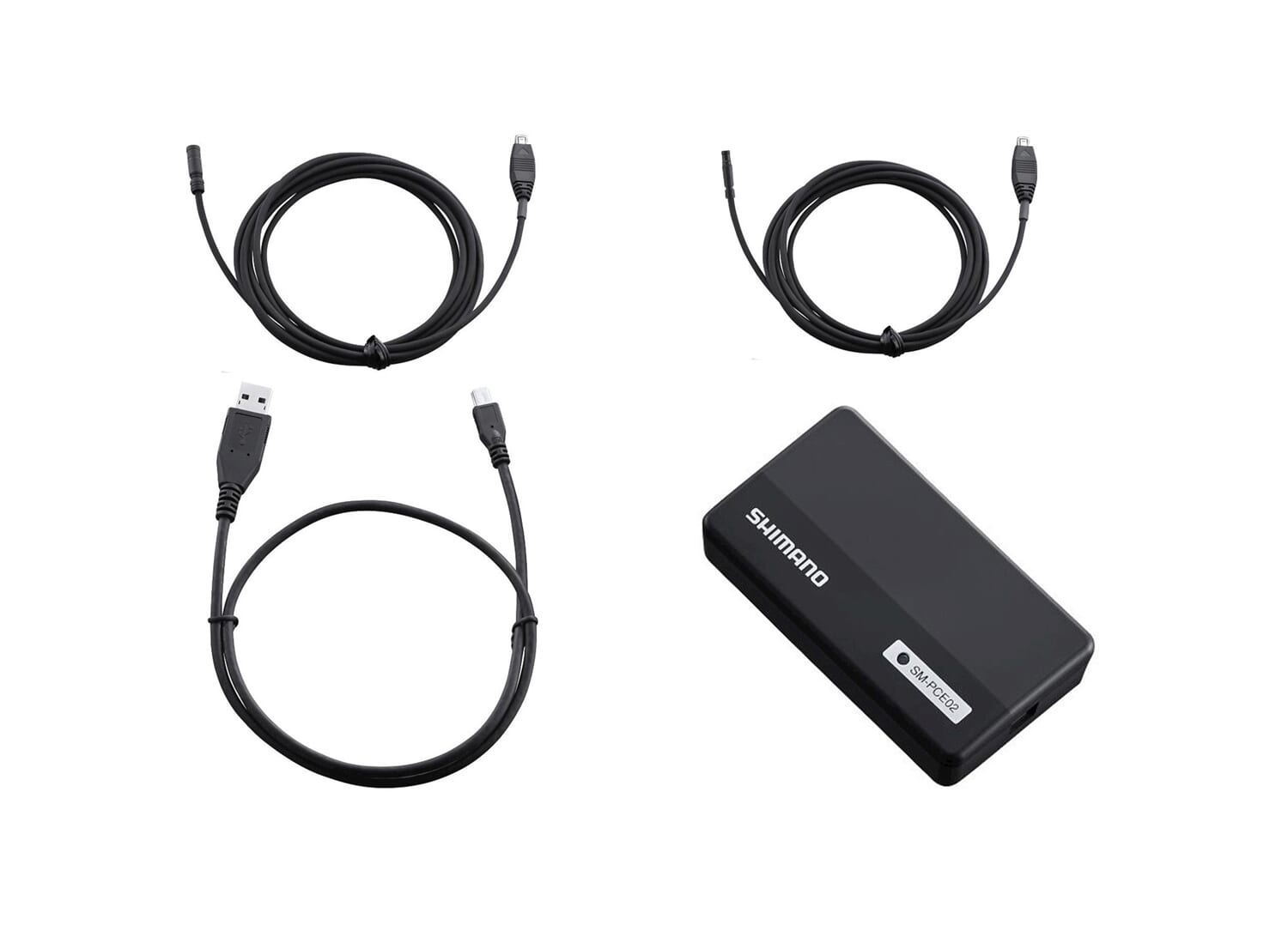 Shimano diagnostic tool e-tube sm-pce02 pc - usb kabel afbeelding