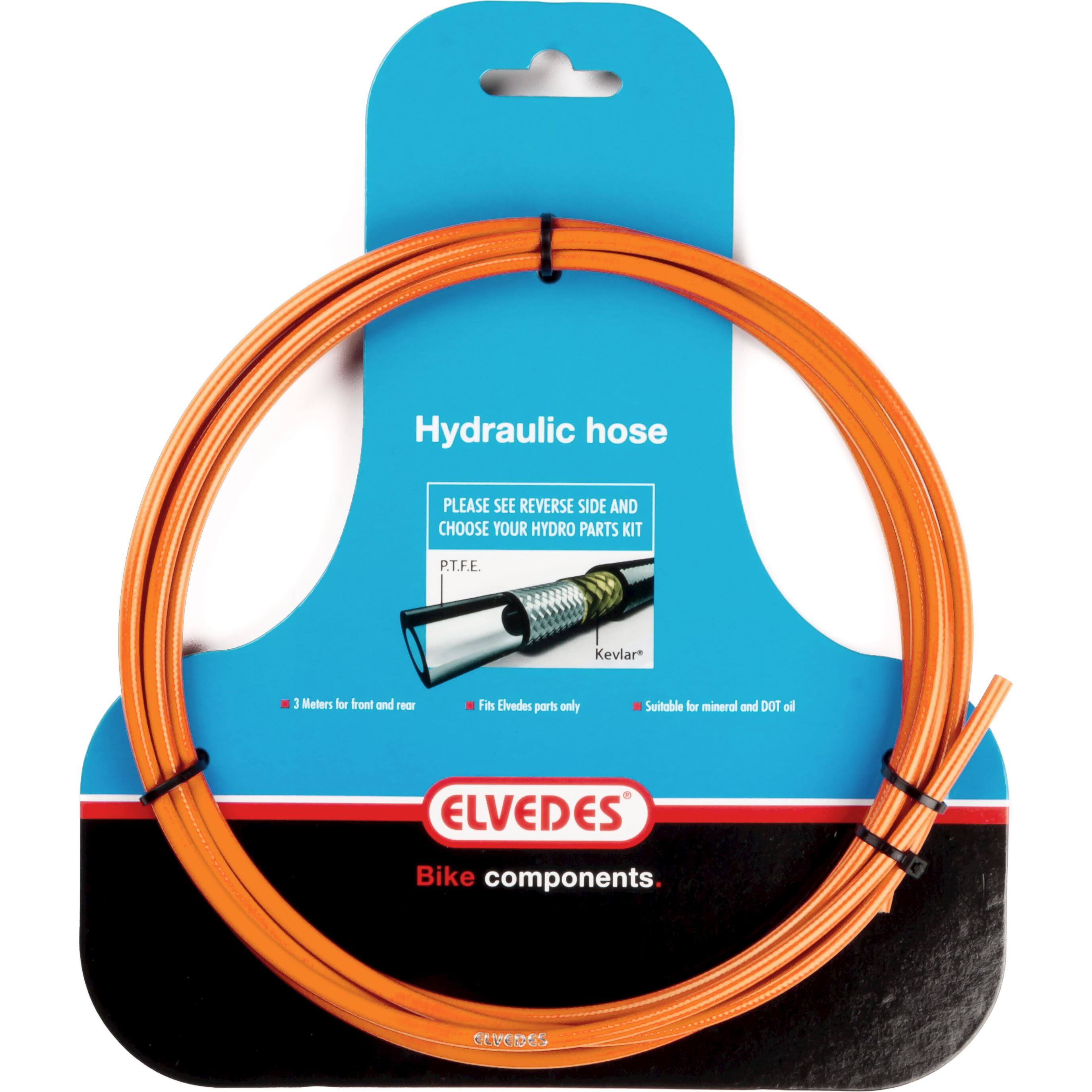 Elvedes hydro slang 3 mtr ptfe oranje 2011009 afbeelding