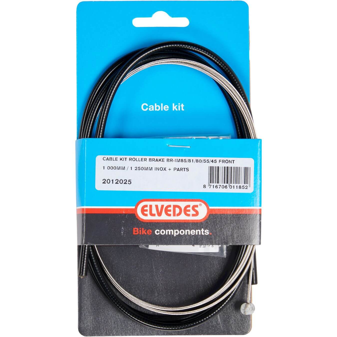 Elvedes remkabel voor rollerbrake br-im85/81/55/45 zwart afbeelding