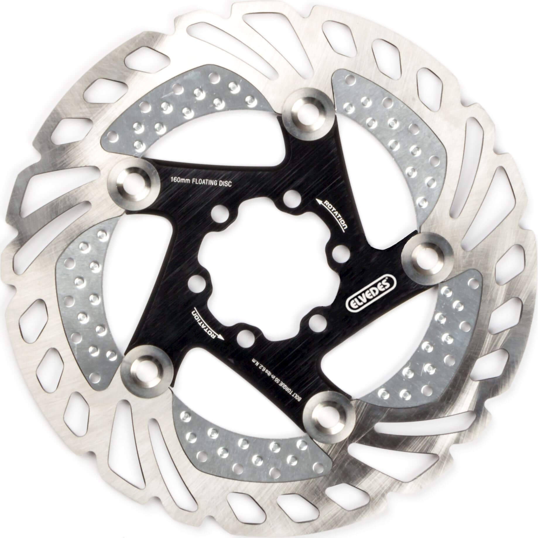 Elvedes Remschijf crx16 rotor 160mm 6 bouts afbeelding