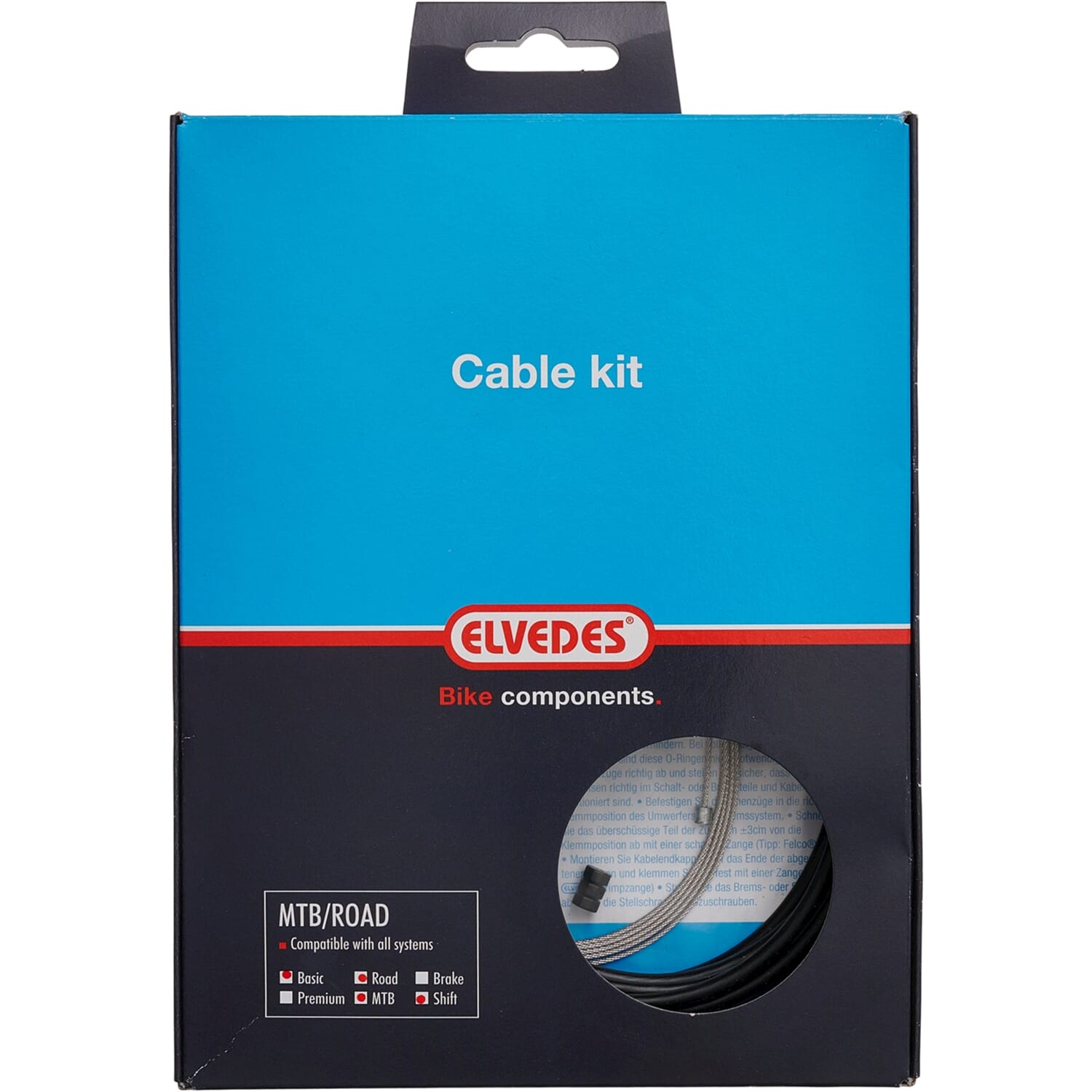 Elvedes schakelkabelkit univ. zwart 2021040 afbeelding