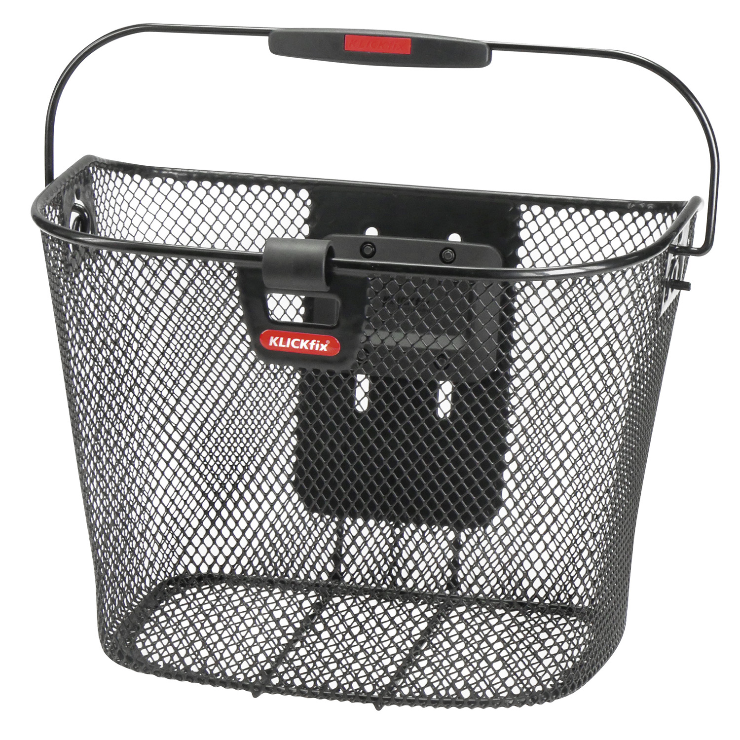KLICKfix uni baskets with lamp brackets black