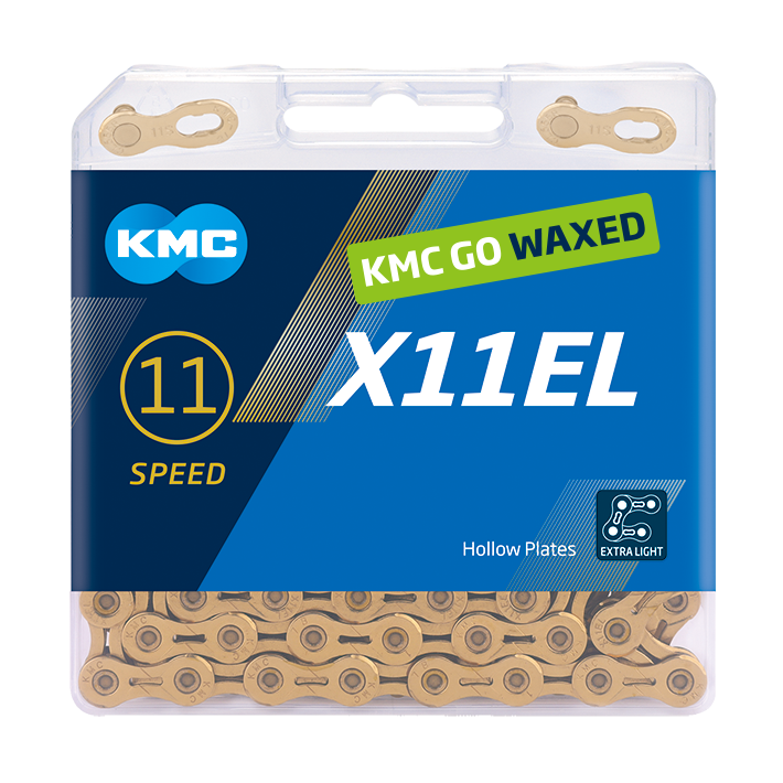 KMC Chain x11el ti-n gold waxed afbeelding