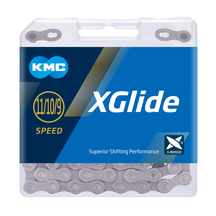 KMC x-glide ketting 9/11v 118l shimano cues afbeelding