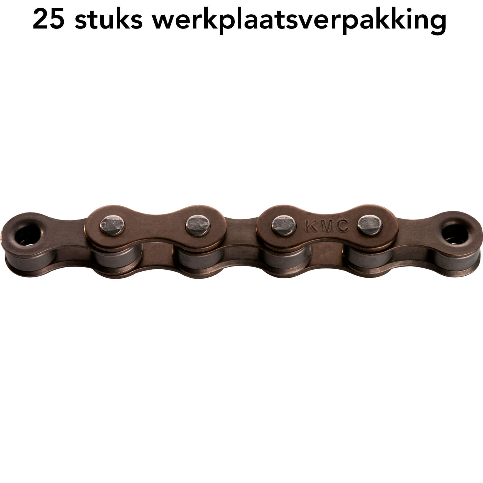KMC ds ketting s1 1/8 wide brown bulk (25) afbeelding