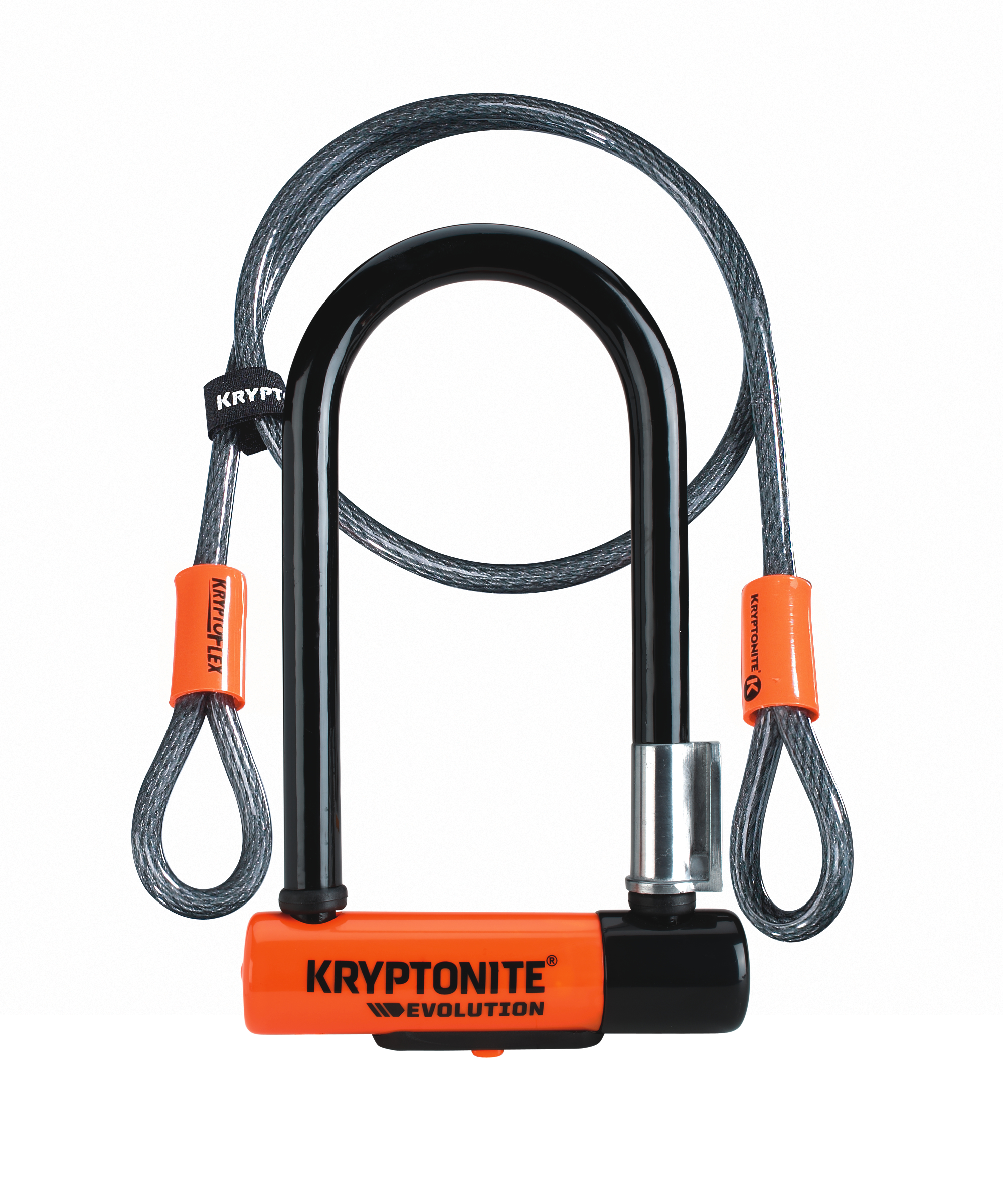 Kryptonite beugelslot evolution mini-7 met kabel art2 afbeelding