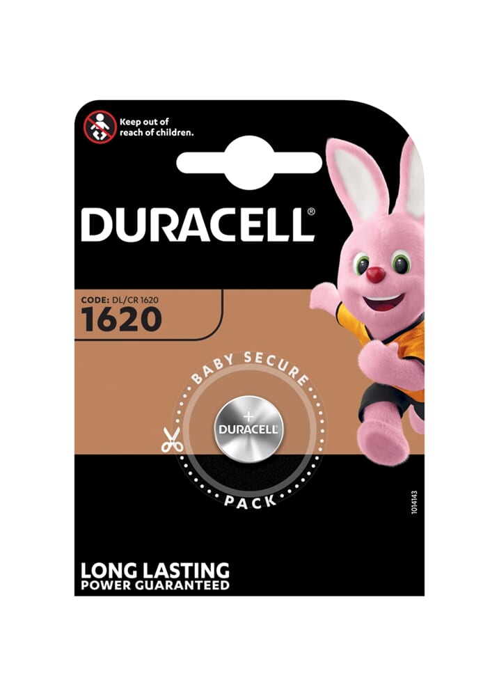 Batterij Duracell DL1620/ CR1620 3V Lithium