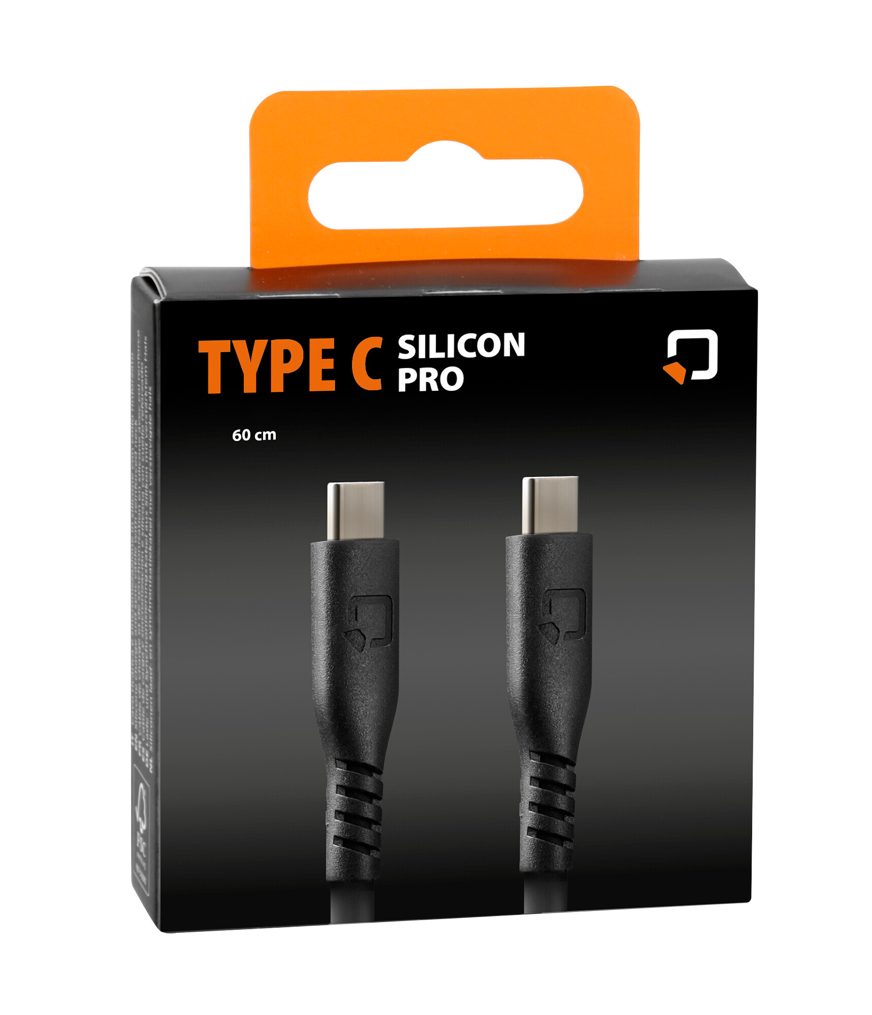 Optiline siliconen kabel usb type c > usb type c - 60 cm afbeelding