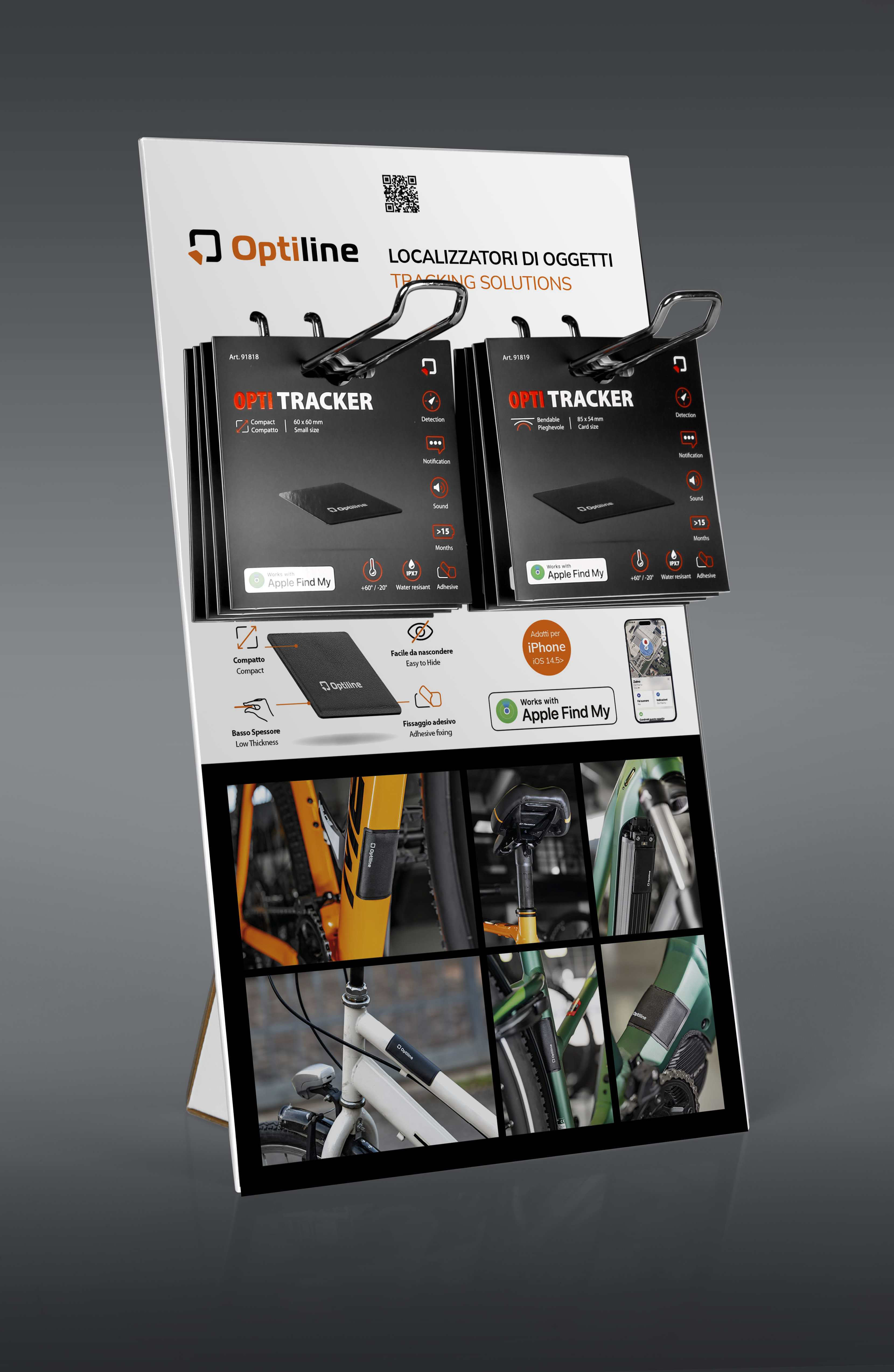 Optiline tracker balie display compleet afbeelding