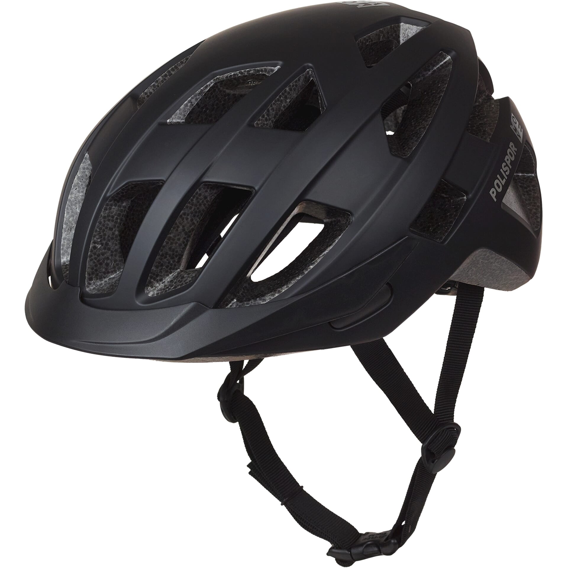 Polisport city move fietshelm l 58-61cm zwart afbeelding