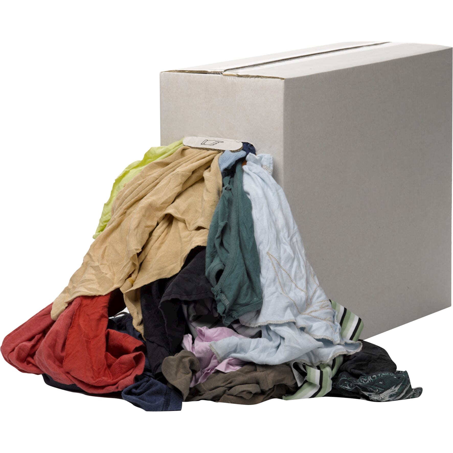 Primp bonte poetsdoeken pastel tricot speciaal 9kg