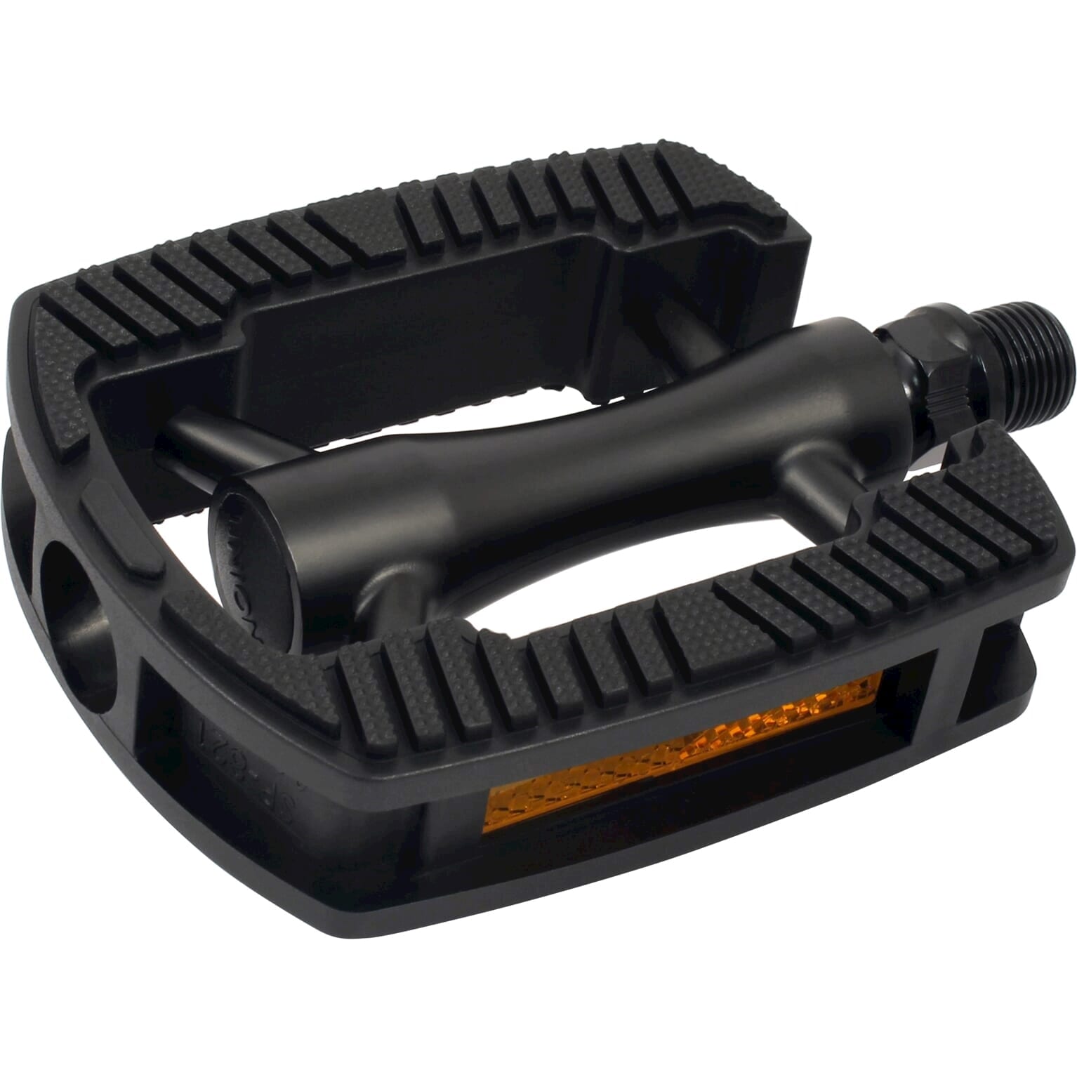 Union pedalen sp-821 alu mat zwart zwarte inleg op kaart afbeelding