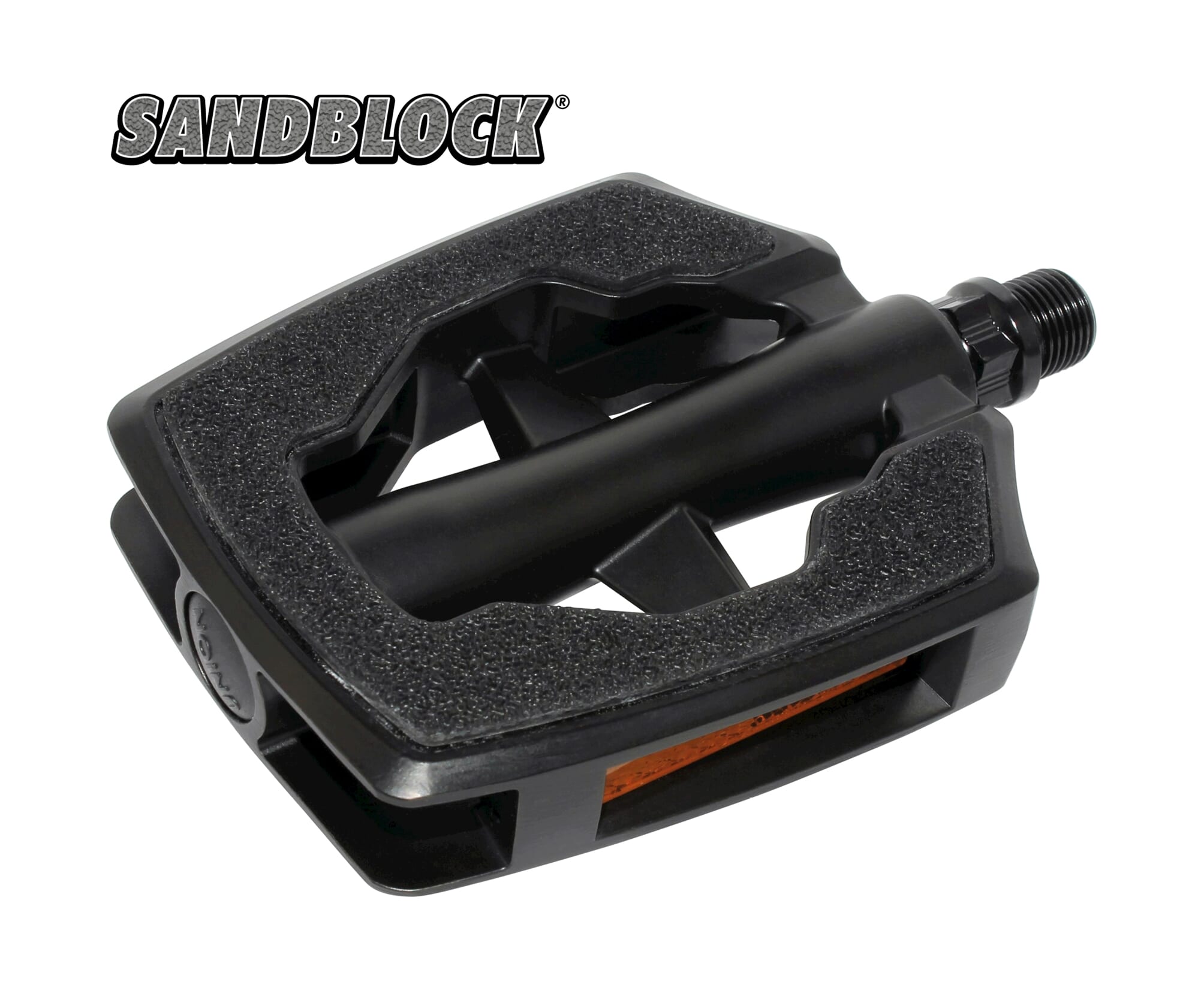Union pedalen sp-890 alu mat zwart sandblock bulk afbeelding
