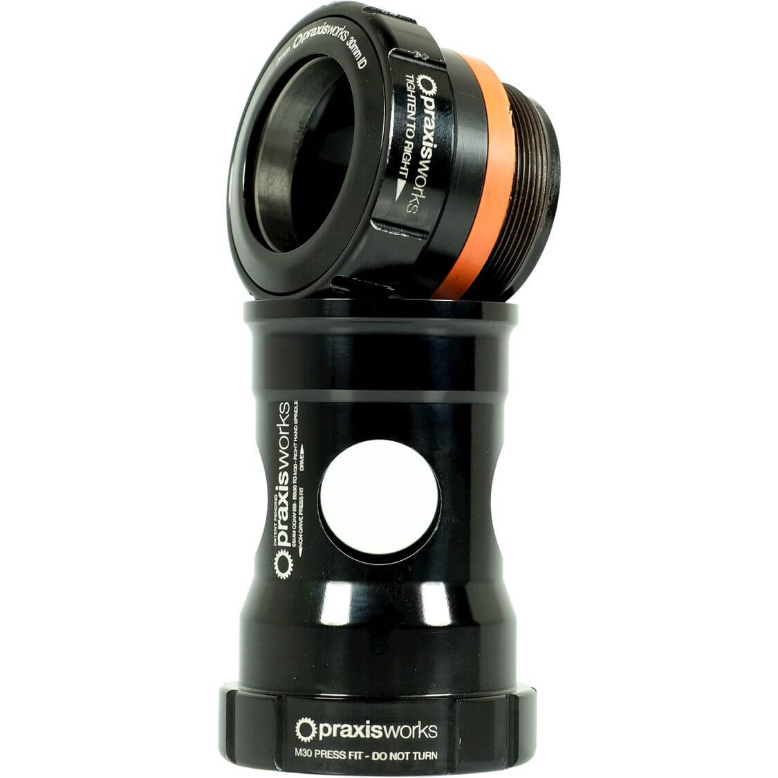 Praxis trapas adapter m30 bb30 pf30 road 68mm
