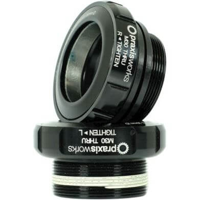 Praxis trapas adapter m30-thru road/mtb 68-73mm