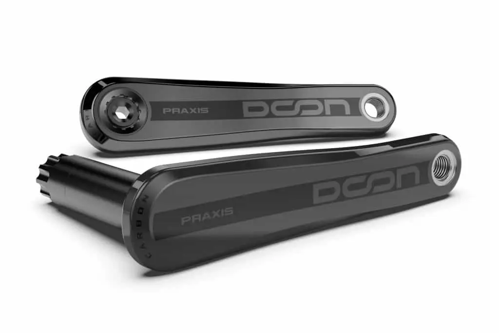 Praxis crankstel doon carbon 170mm (armset zonder ring) afbeelding