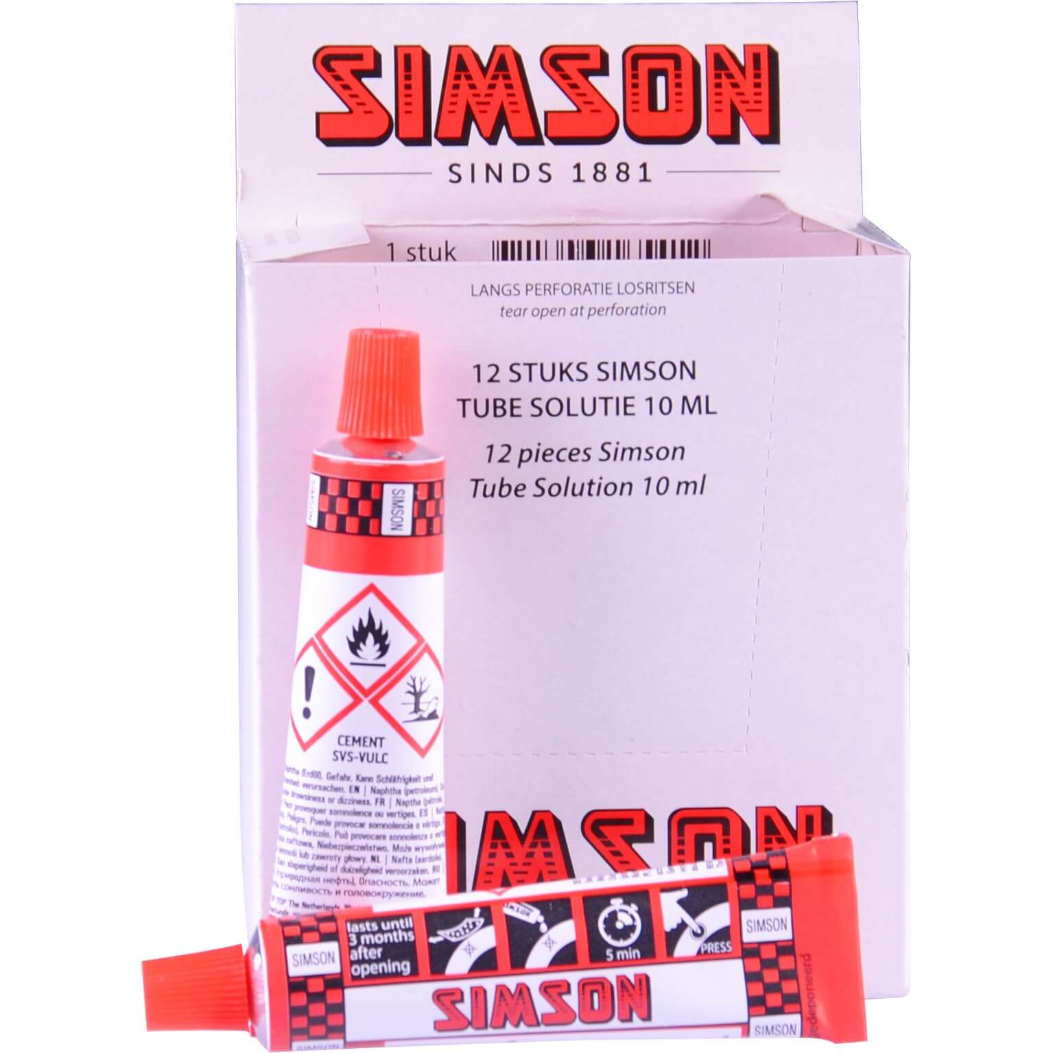 Simson Solutie klein per 12 stuks afbeelding