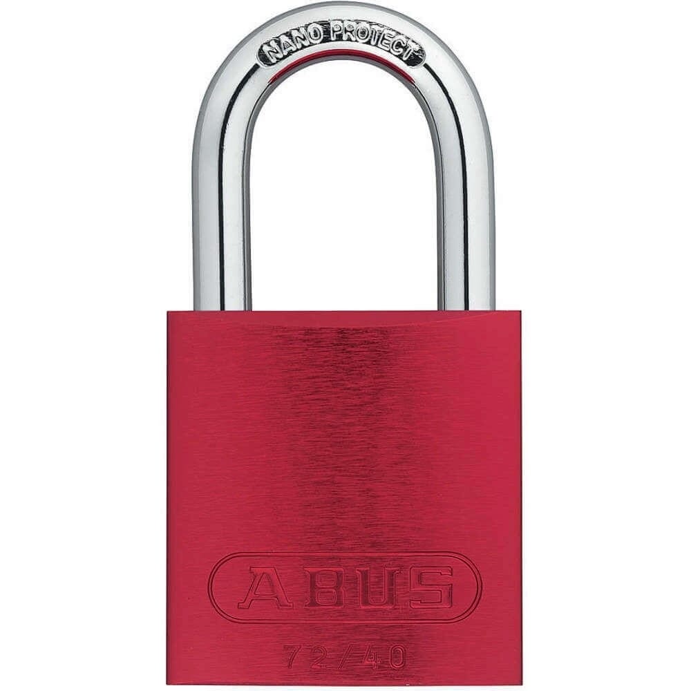 Abus hangslot 72/40 rood