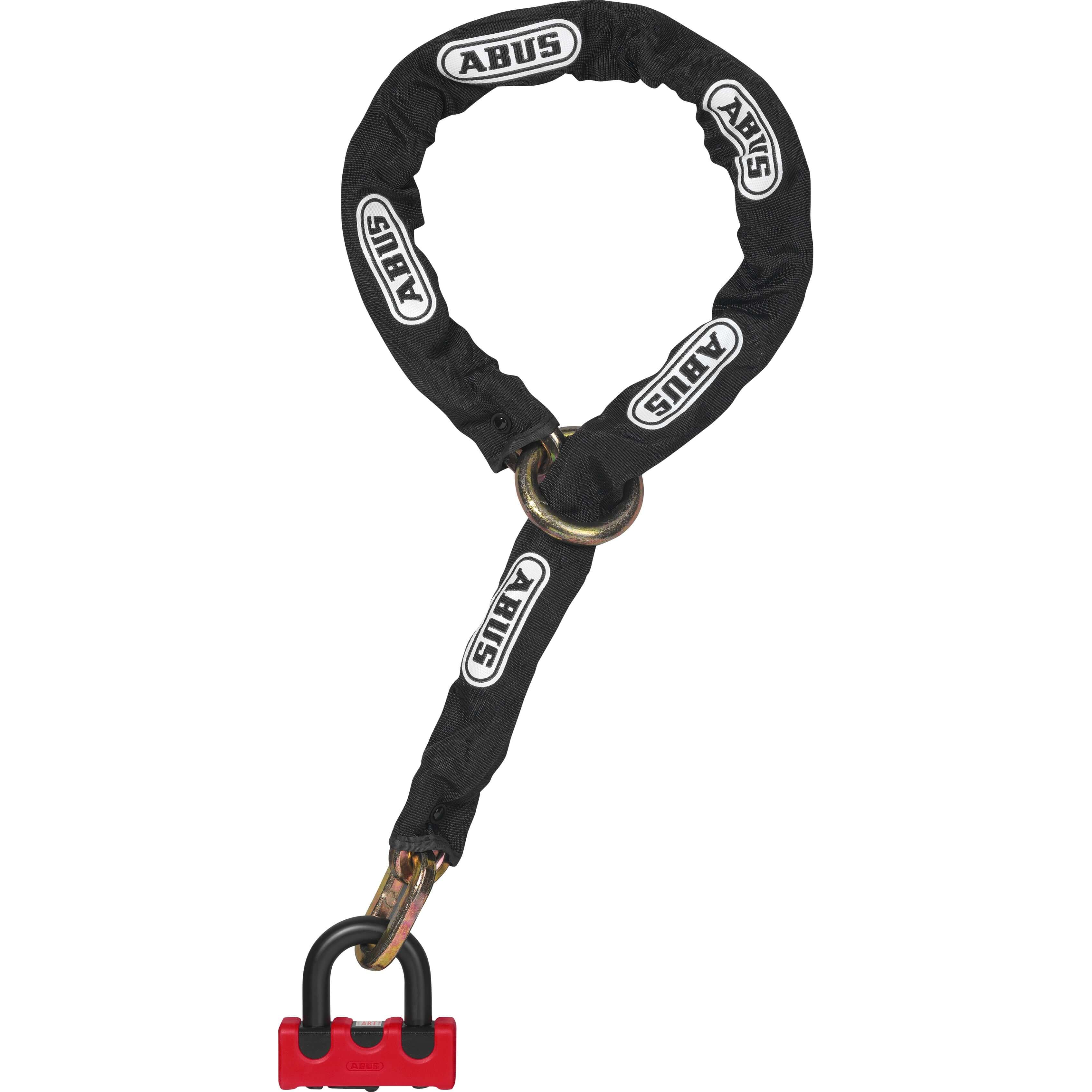 Abus granit power xs kettingslot, 120cm, zwart