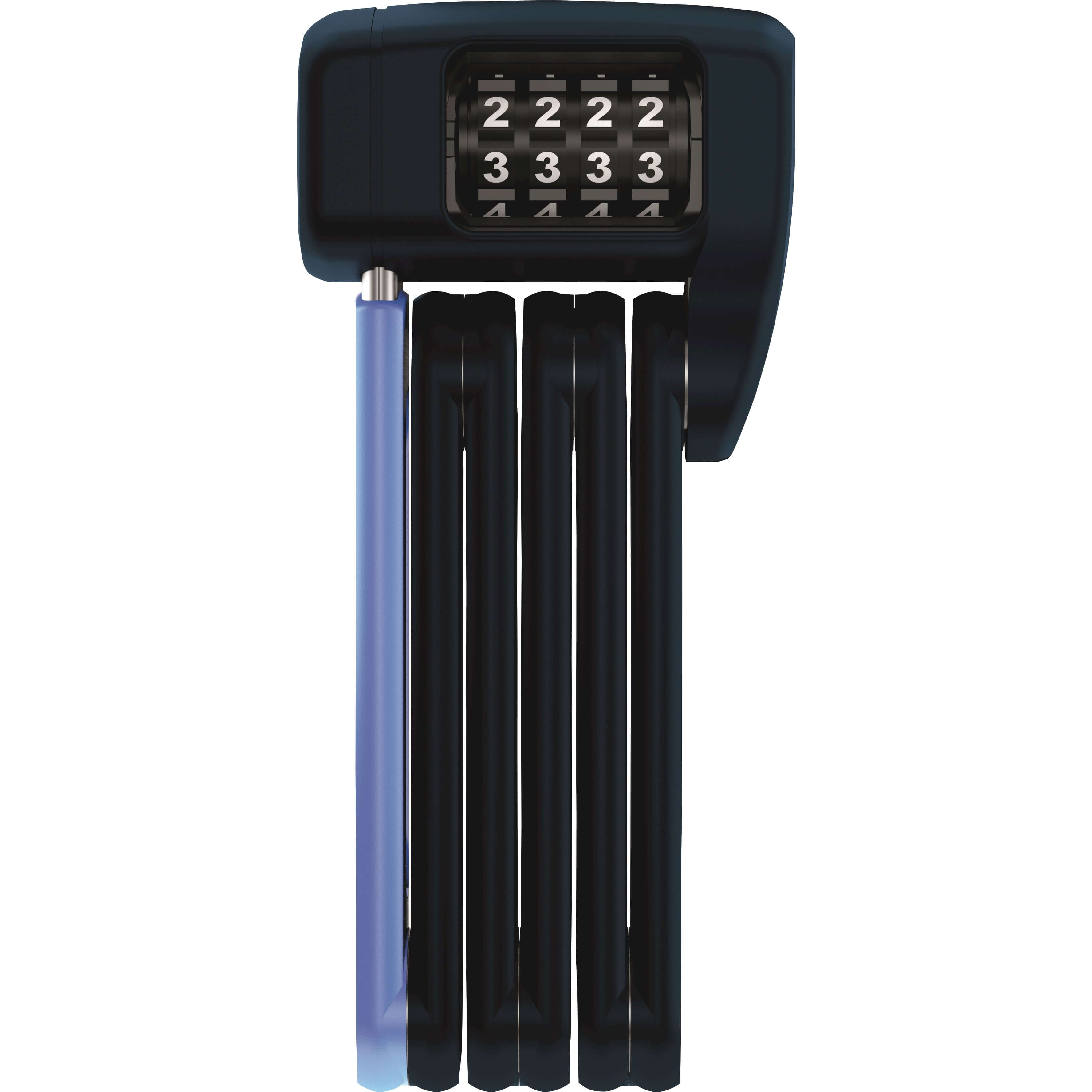 Abus bordo combo lite mini 6055c/60 - vouwslot - blauw