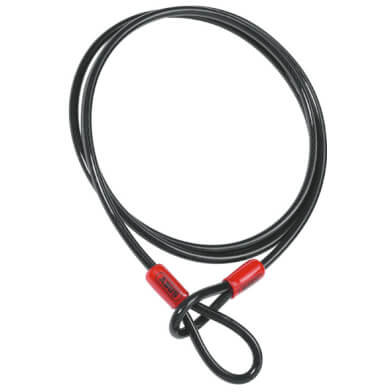 Abus cobra 10/200 - kabelslot, 2m, zwart