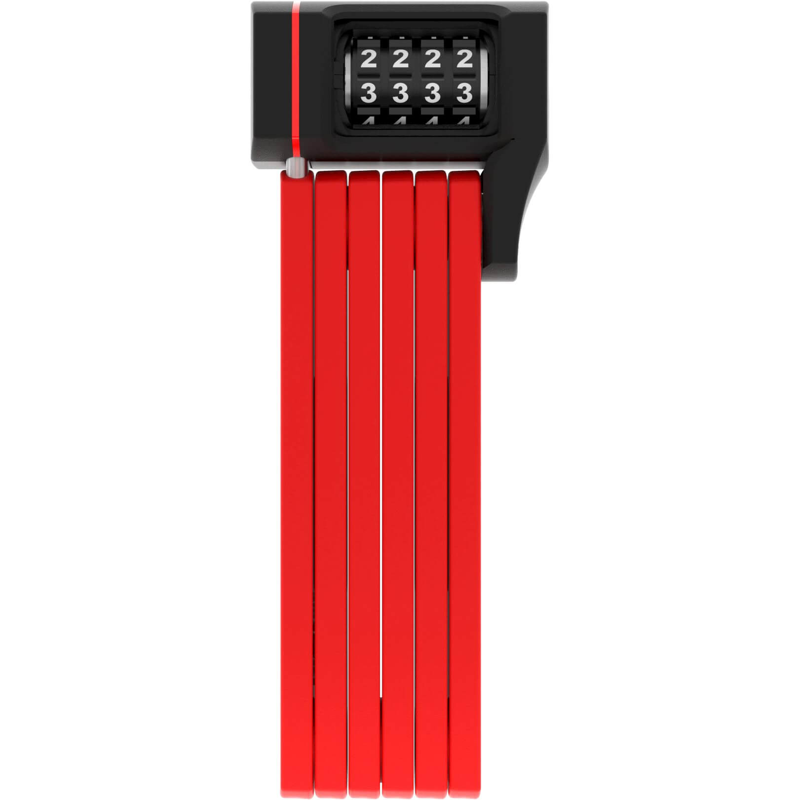 Abus vouwslot Bordo uGrip 5700C/80 red SH Abus vouwslot Bordo uGrip 5700C/80 red SH
