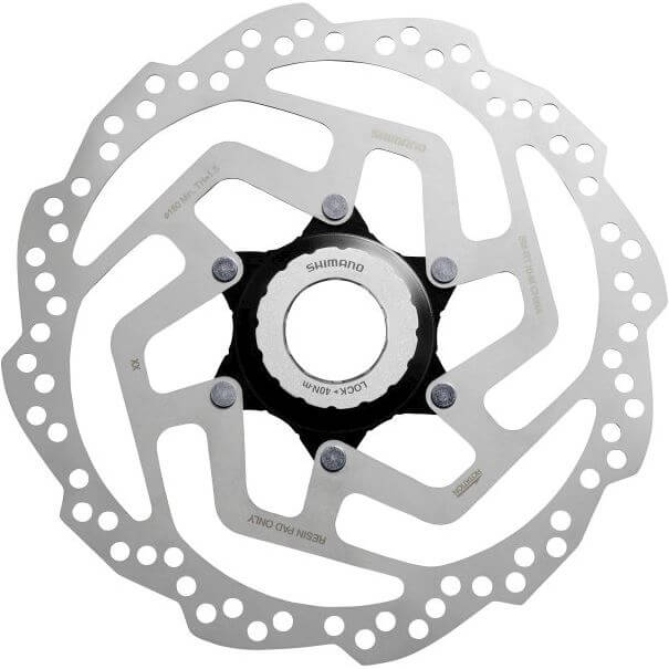 Shimano remschijf 180mm sm-rt10 centerlock oem afbeelding