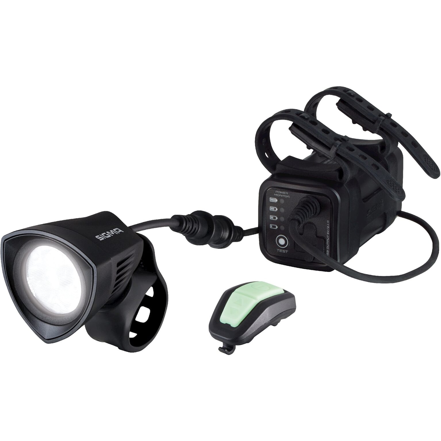 Sigma Buster 2000 lumen koplamp accu li-on / oplader /afstandbediening