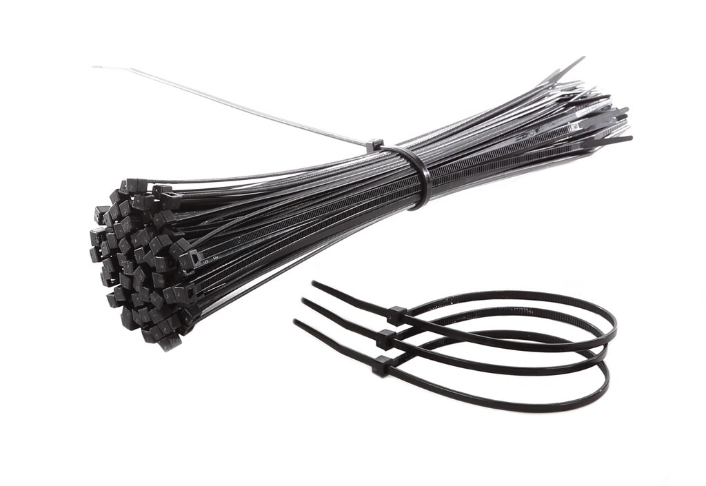 Mirage kabelbinder tyrips 390x4.8mm ø106mm zwart (p/100) afbeelding