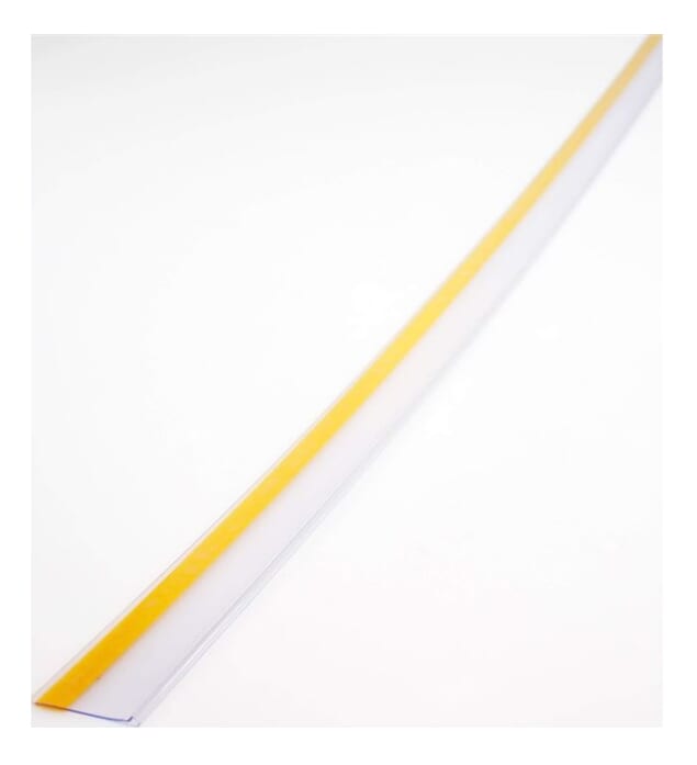 Prijskaarthouder met plakstrip 100x4 cm afbeelding
