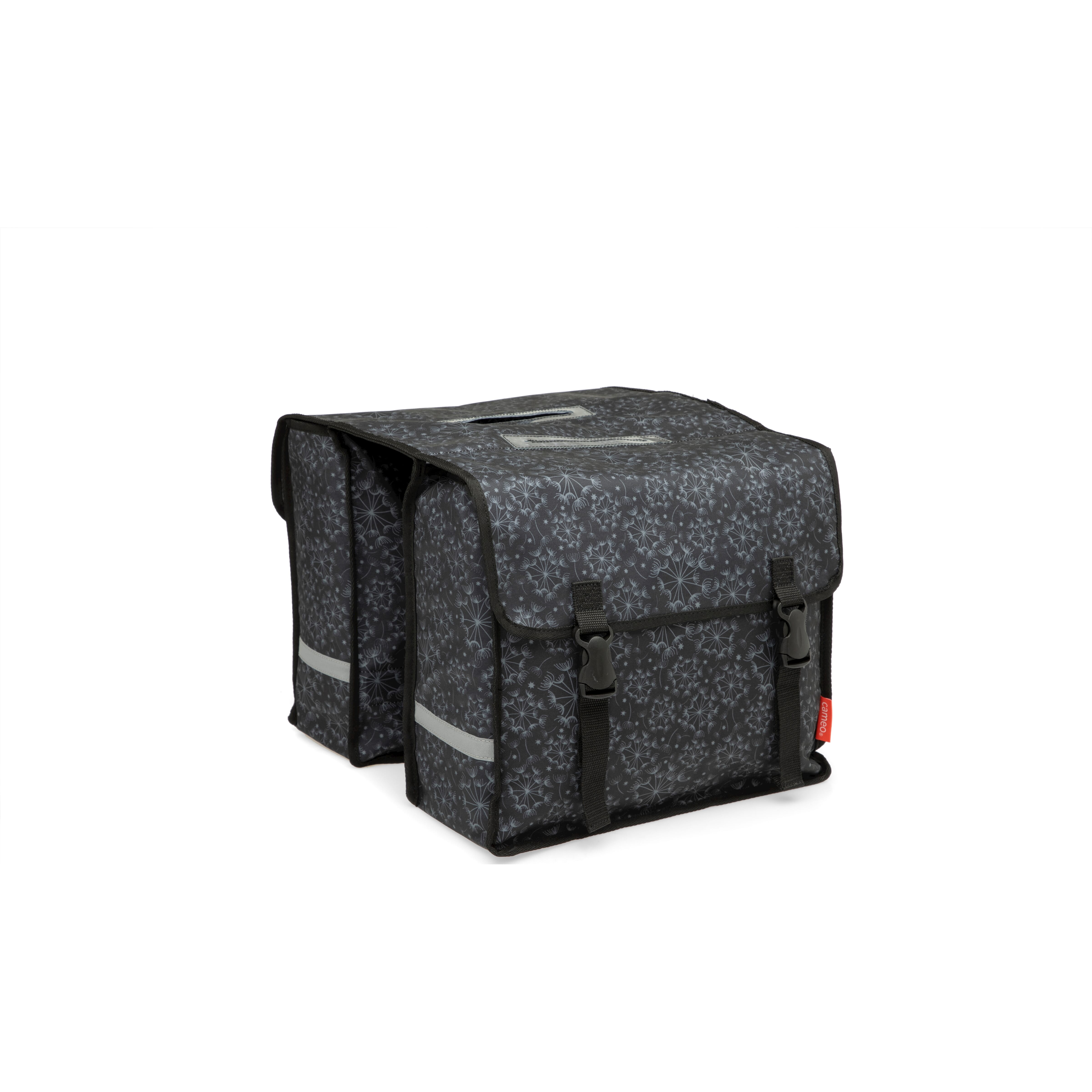 Newlooxs New looxs cameo fietstas dubbel tara zwart afbeelding