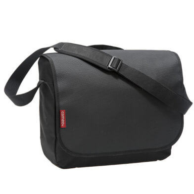 Newlooxs New looxs messenger cameo schoudertas - zwart, polyester, klittenband, 12l, 38x29x11cm, waterafstotend afbeelding